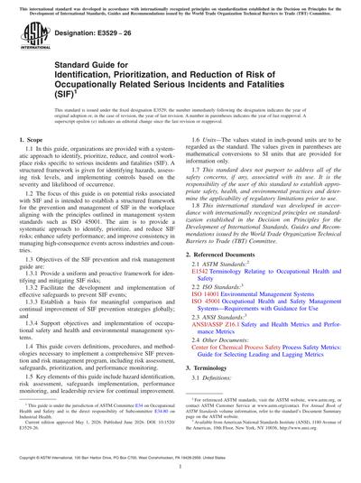 Standards PDF Cover Page