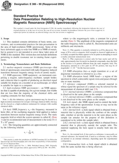 Standards PDF Cover Page