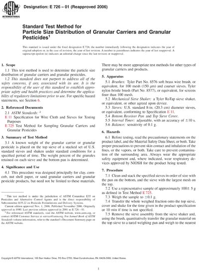 Standards PDF Cover Page