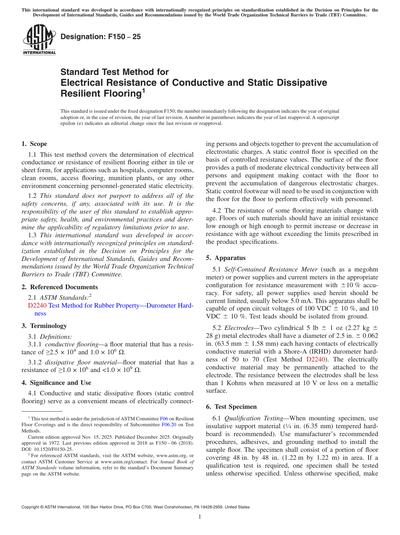 Standards PDF Cover Page