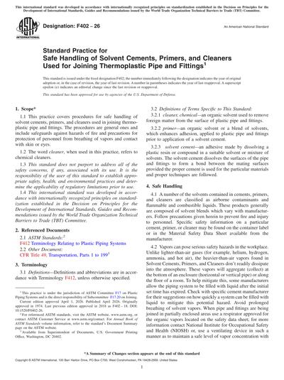 Standards PDF Cover Page