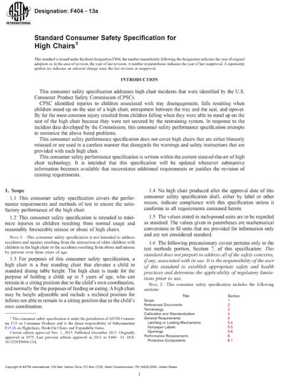 Standards PDF Cover Page