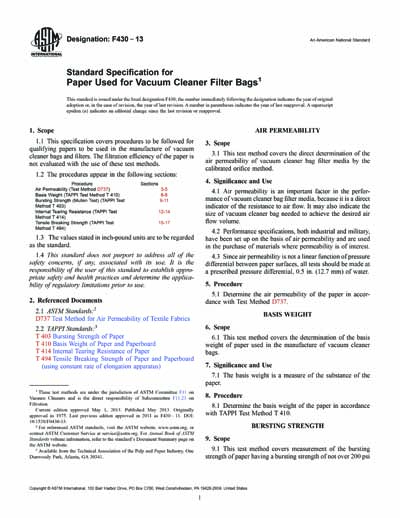 Standards PDF Cover Page