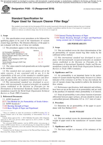 Standards PDF Cover Page