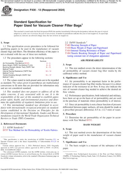 Standards PDF Cover Page