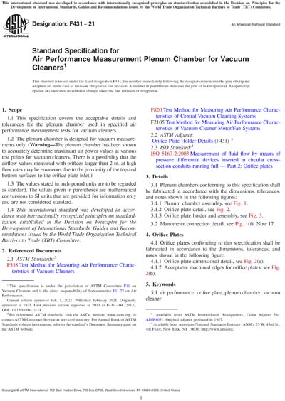 Standards PDF Cover Page