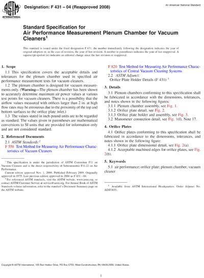 Standards PDF Cover Page