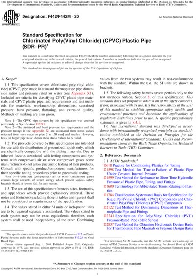 Standards PDF Cover Page