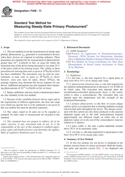 Standards PDF Cover Page