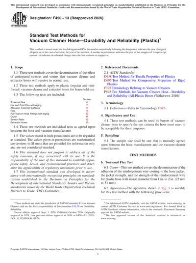 Standards PDF Cover Page
