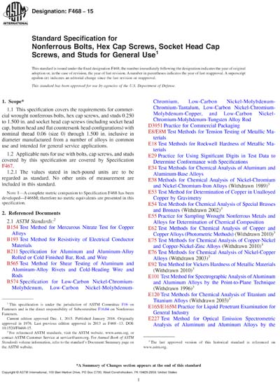Standards PDF Cover Page