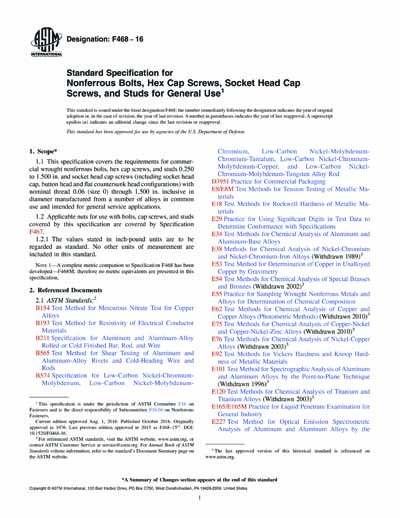 Standards PDF Cover Page