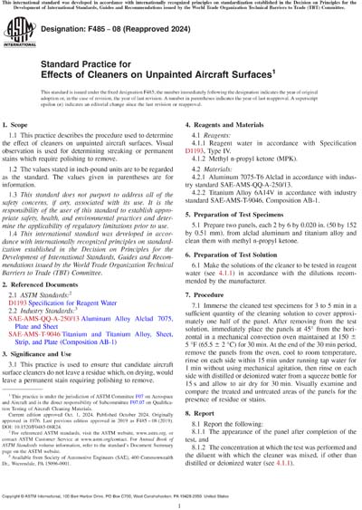 Standards PDF Cover Page