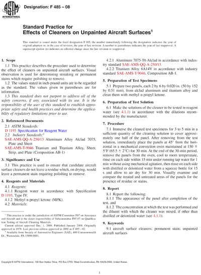Standards PDF Cover Page