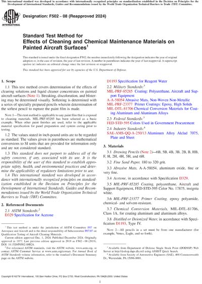 Standards PDF Cover Page