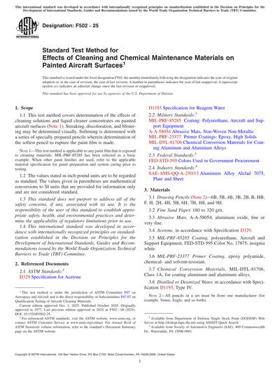 Standards PDF Cover Page