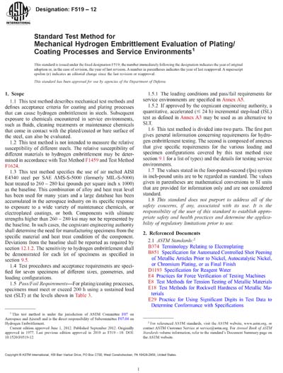 Standards PDF Cover Page