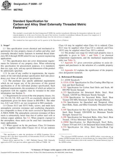 Standards PDF Cover Page