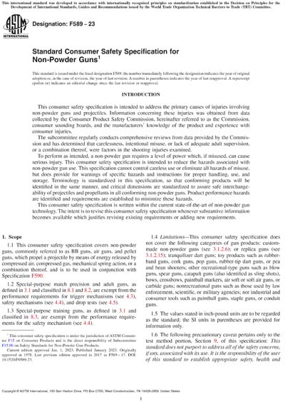 Standards PDF Cover Page
