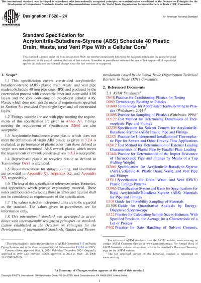 Standards PDF Cover Page