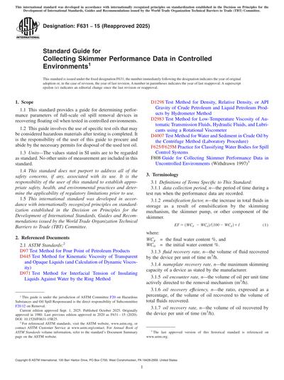 Standards PDF Cover Page