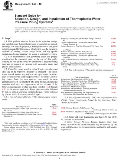 Standards PDF Cover Page