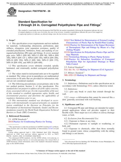 Standards PDF Cover Page