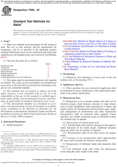 Standards PDF Cover Page