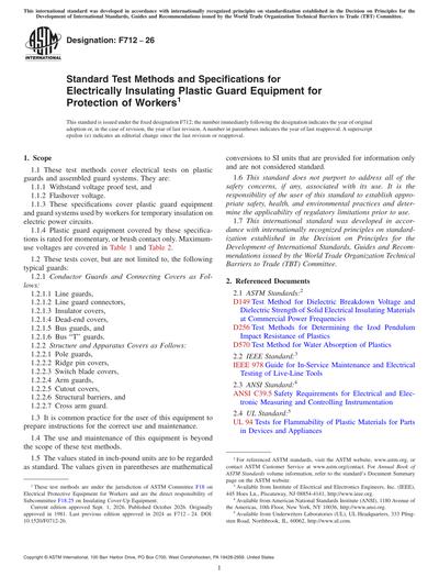 Standards PDF Cover Page