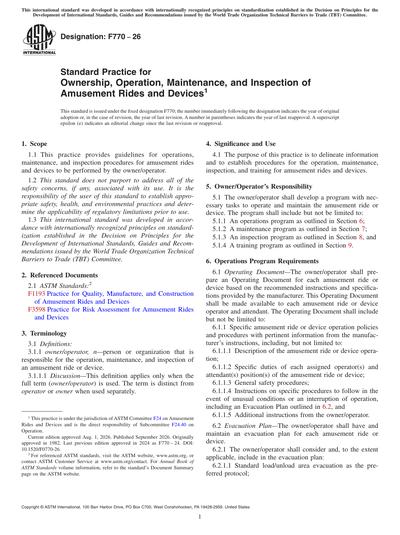Standards PDF Cover Page
