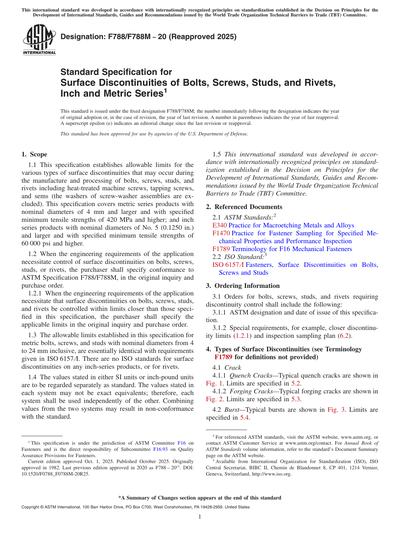 Standards PDF Cover Page