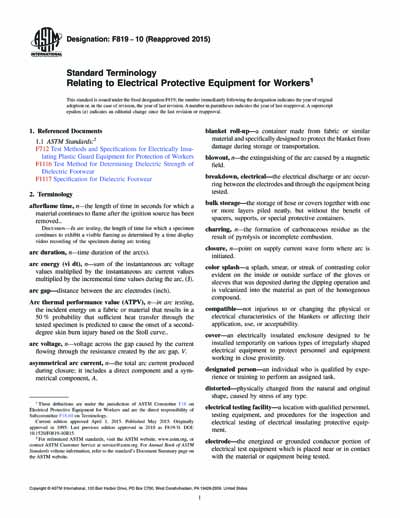 Standards PDF Cover Page