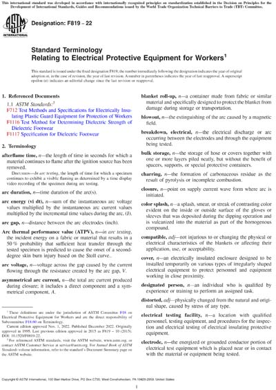 Standards PDF Cover Page