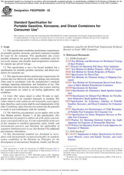 Standards PDF Cover Page