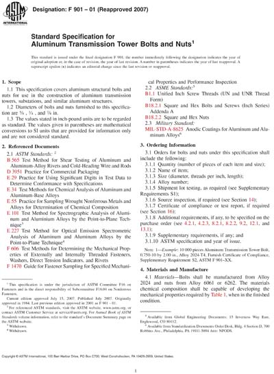 Standards PDF Cover Page