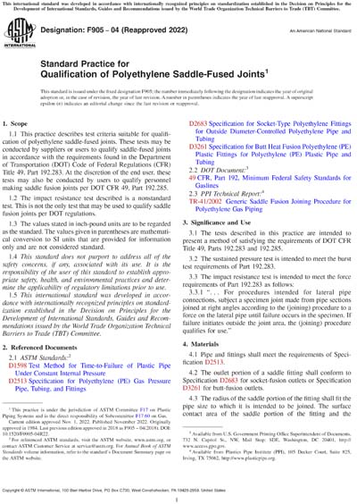 Standards PDF Cover Page