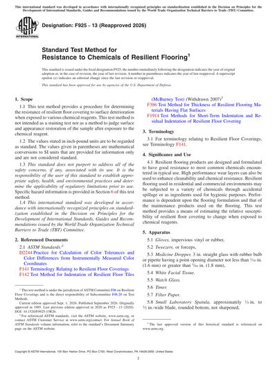 Standards PDF Cover Page