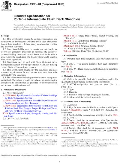 Standards PDF Cover Page