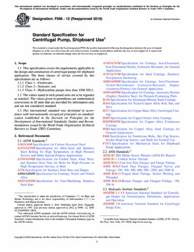 Standards PDF Cover Page