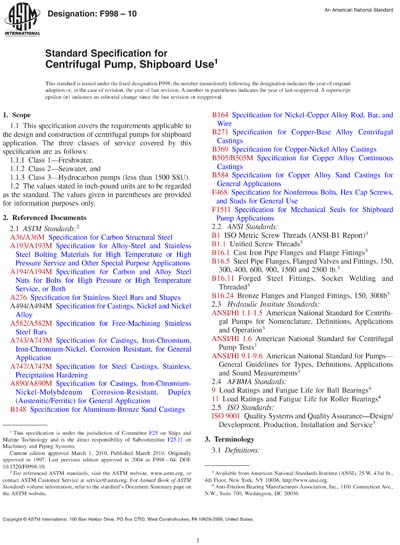 Standards PDF Cover Page