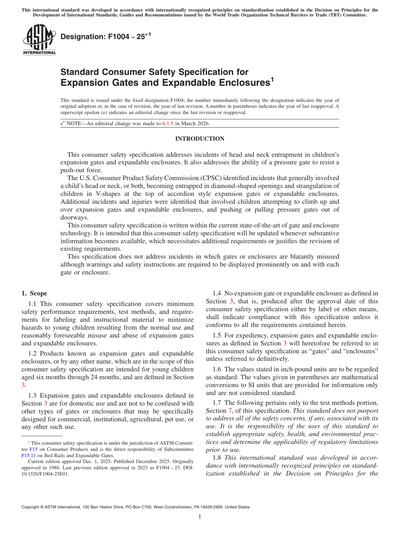 Standards PDF Cover Page