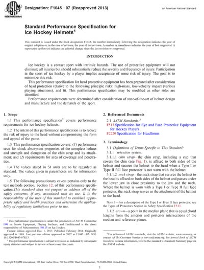 Standards PDF Cover Page