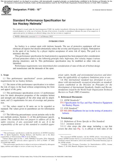 Standards PDF Cover Page