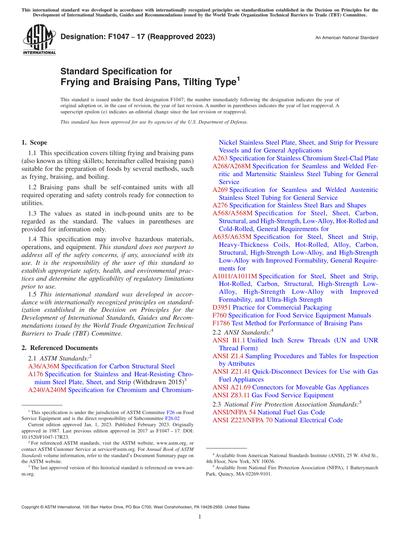 Standards PDF Cover Page