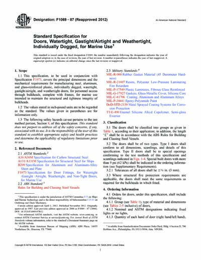 Standards PDF Cover Page