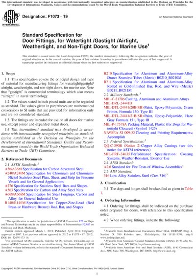 Standards PDF Cover Page