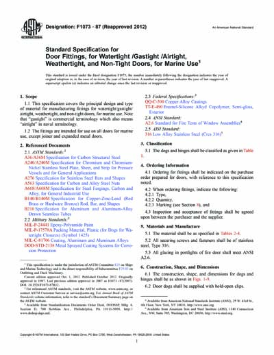 Standards PDF Cover Page