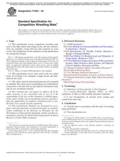 Standards PDF Cover Page
