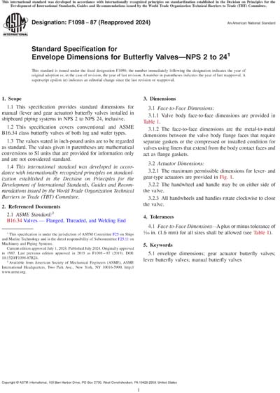 Standards PDF Cover Page