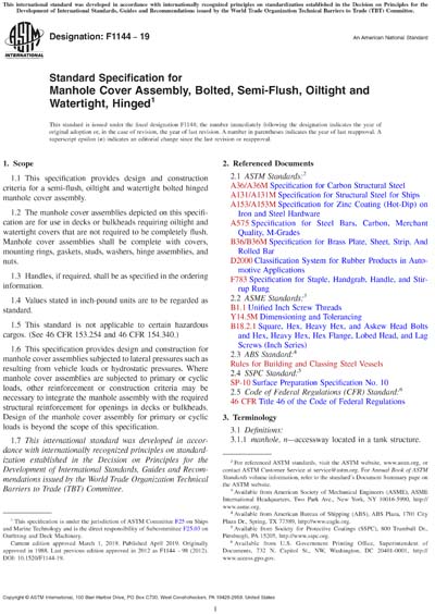 Standards PDF Cover Page